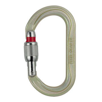 Moschettone in acciaio Oxan Screw-Lock Petzl Moschettone in acciaio Oxan Screw-Lock Petzl