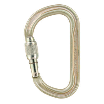 Moschettone in acciaio Vulcan Screw-Lock Petzl Moschettone in acciaio Vulcan Screw-Lock Petzl