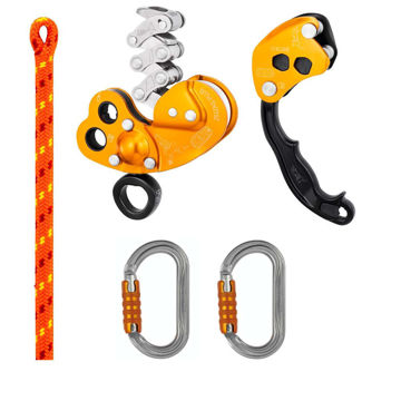 Start Kit ZigZag Plus SRT Petzl - arancio Start Kit ZigZag Plus SRT Petzl - arancio