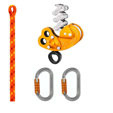 Start Kit ZigZag Plus DRT Petzl - arancio Start Kit ZigZag Plus DRT Petzl - arancio
