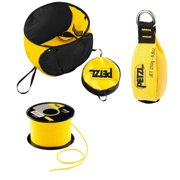 Kit Eclipse Petzl - con sacchetto da lancio Jet 250 gr Kit Eclipse Petzl - con sacchetto da lancio Jet 250 gr