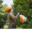 Tosasiepi HLA 135 K Stihl ("K" versione ad asta corta)a batteria per uso professionale