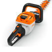 Tagliasiepe HSA140T Stihl a batteria per applicazioni professionali con dentatura fitta e battute rapide
