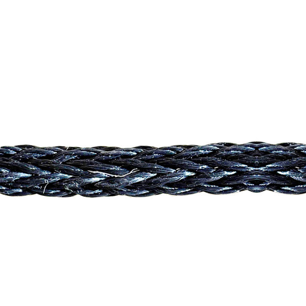 Treccia cava PYTHON Nera 14 MM 3.5 TONN PLAM