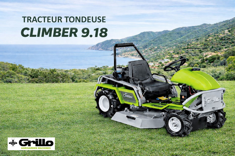 Tracteur Tondeuse Climber 9.18 Grillo