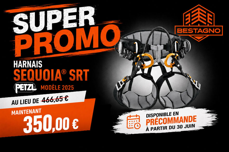 Harnais SEQUOIA® SRT Petzl en SUPER PROMO !