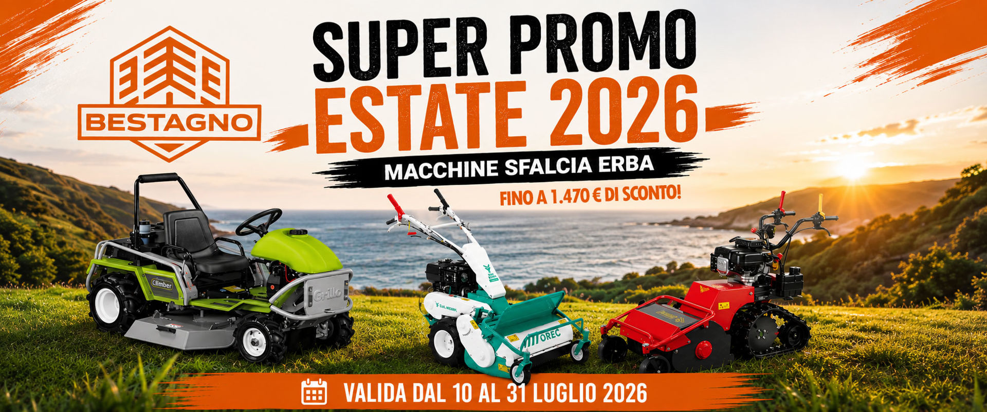 Falciatrici e Trince: al via la Super Promo Estate!