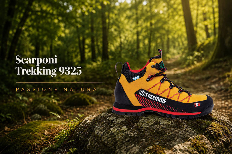 Scarponi Trekking 9325 Treemme: protezione, comfort e impermeabilità